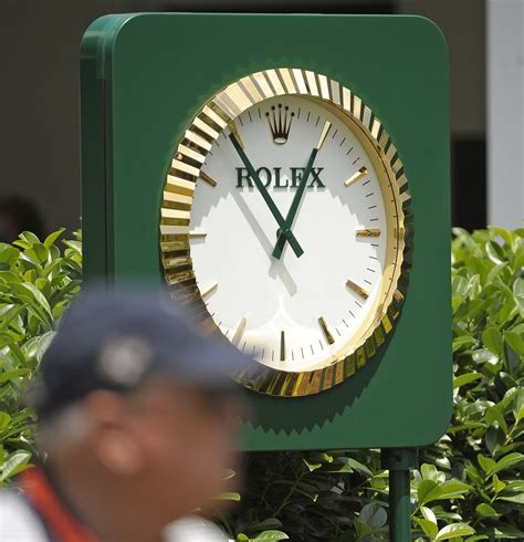 golf rolex clock|rolex outdoor clocks for sale.